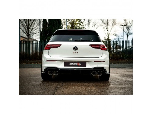 Milltek Sport VW Golf 8 GTI 2.0 TSI GPF-back R-Style Quad Maxton Exhaust