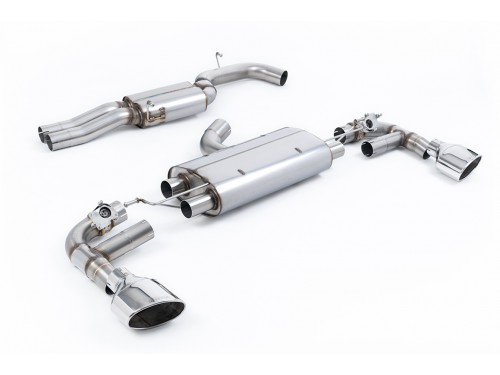 Milltek Sport Audi TT RS Mk3 2.5 TFSI Cat-back Resonated 80mm Exhaust