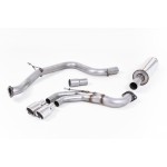 Milltek Sport VW Golf 7 GTD Cat-back Resonated (EC) Exhaust